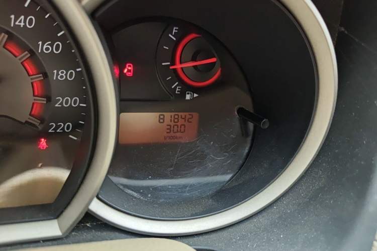 Used Nissan Sylphy 2012 Classic 1.6XE Manual Comfort Edition Odometer Close Up