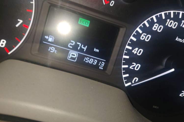 Used Nissan Sylphy 2012 1.6 XL CVT Luxury Edition Odometer Close Up
