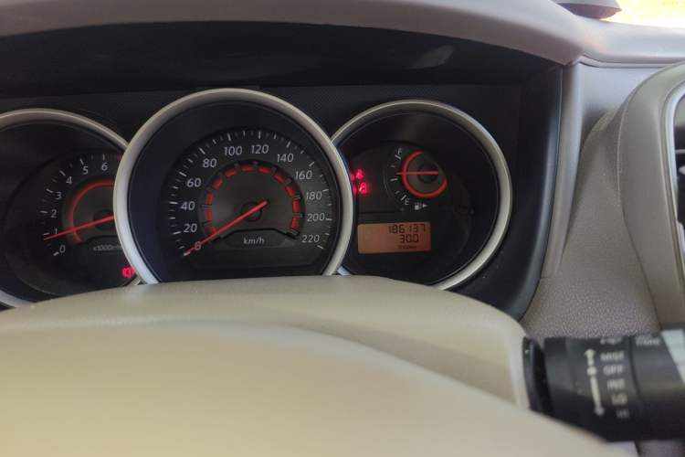 Used Nissan Sylphy 2012 Classic 1.6XE Manual Comfort Edition Odometer Close Up