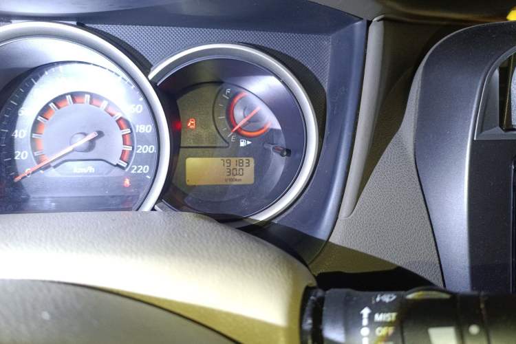 Used Nissan Sylphy 2012 Classic 1.6XE Manual Comfort Edition Odometer Close Up