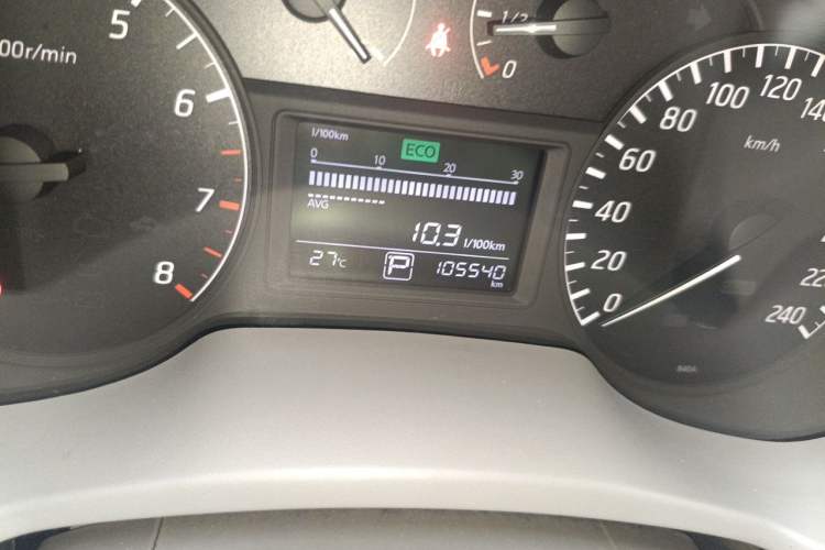 Used Nissan Sylphy 2012 1.6 XL CVT Luxury Edition Odometer Close Up