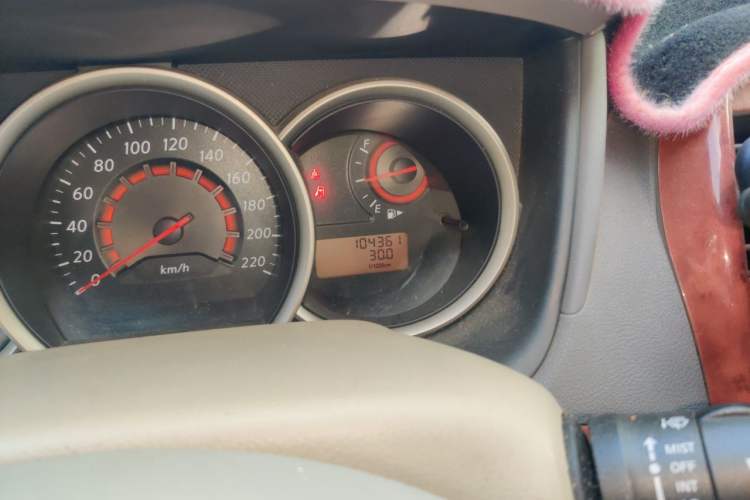 Used Nissan Sylphy 2012 Classic 1.6XE Manual Comfort Edition Odometer Close Up