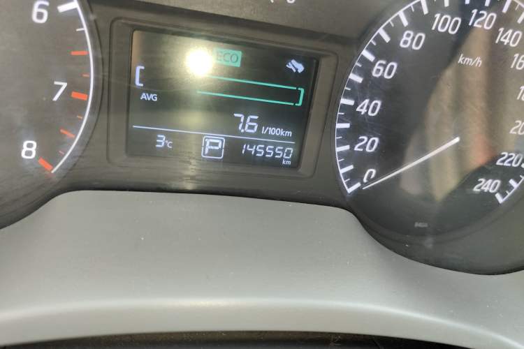 Used Nissan Sylphy 2012 1.6 XL CVT Luxury Edition Odometer Close Up