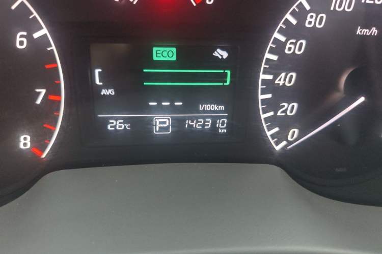 Used Nissan Sylphy 2012 1.6 XL CVT Luxury Edition Odometer Close Up