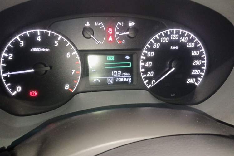 Used Nissan Sylphy 2012 1.6 XL CVT Luxury Edition Odometer Close Up