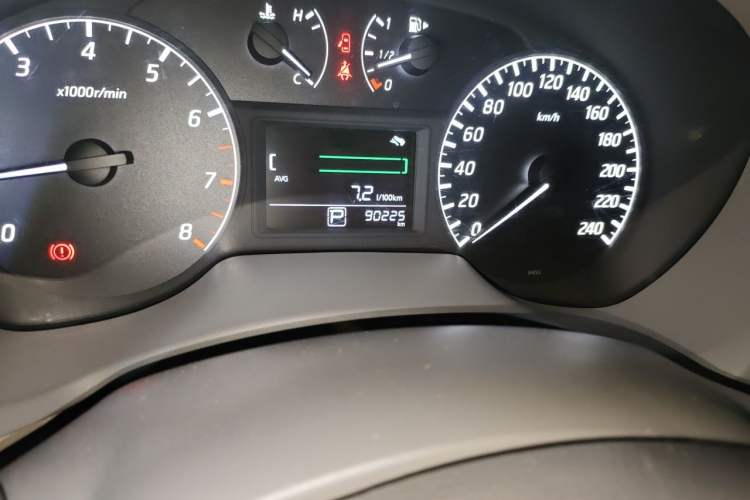 Used Nissan Sylphy 2012 1.6 XL CVT Luxury Edition Odometer Close Up