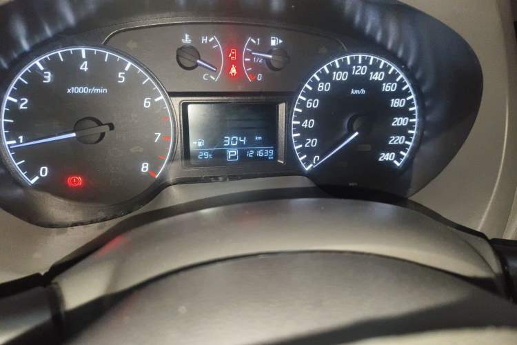 Used Nissan Sylphy 2012 1.6 XL CVT Luxury Edition Odometer Close Up