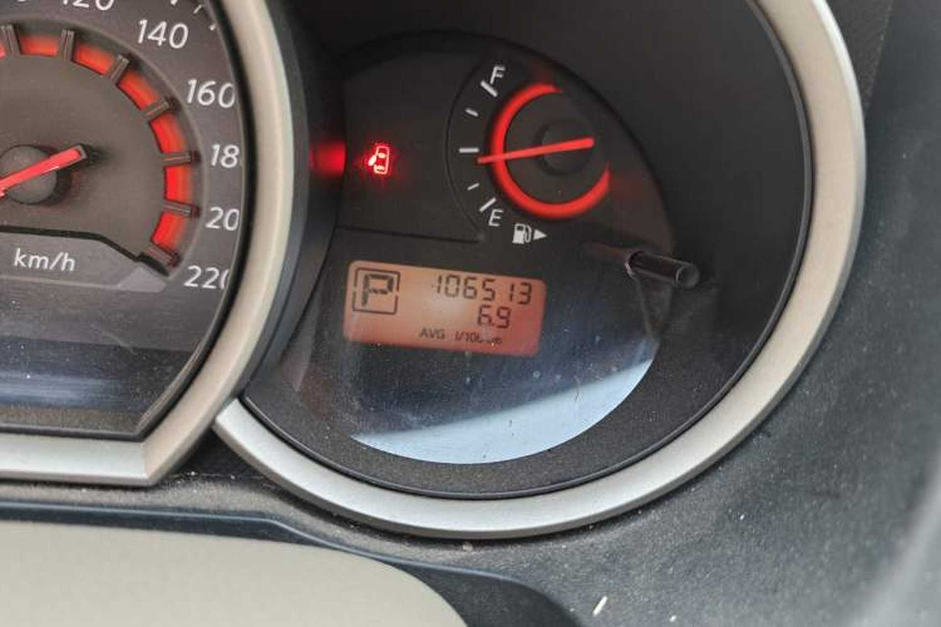 Used Nissan Sylphy 2012 Classic 1.6XE Automatic Comfort Edition Odometer Close Up