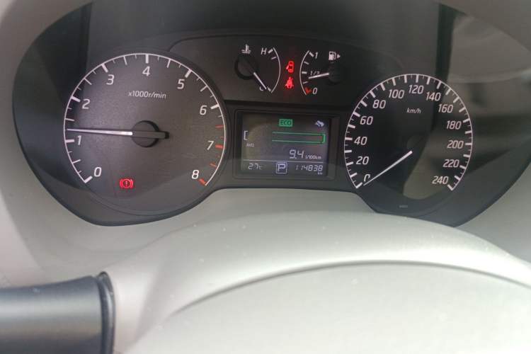 Used Nissan Sylphy 2012 1.6 XL CVT Luxury Edition Odometer Close Up
