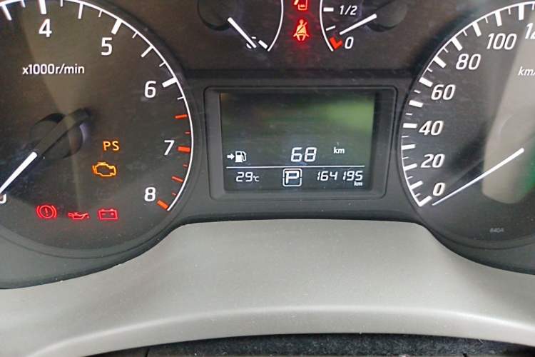 Used Nissan Sylphy 2012 1.6 XL CVT Luxury Edition Odometer Close Up
