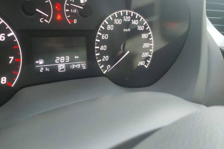 Used Nissan Sylphy 2012 1.6 XL CVT Luxury Edition Odometer Close Up