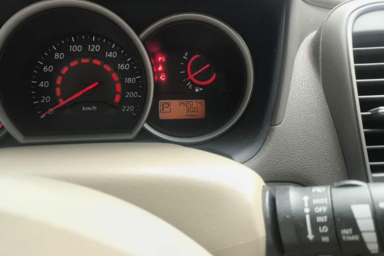 Used Nissan Sylphy 2012 Classic 1.6XE Automatic Comfort Edition Odometer Close Up