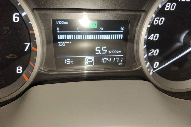 Used Nissan Sylphy 2012 1.8XL CVT Luxury Edition Odometer Close Up