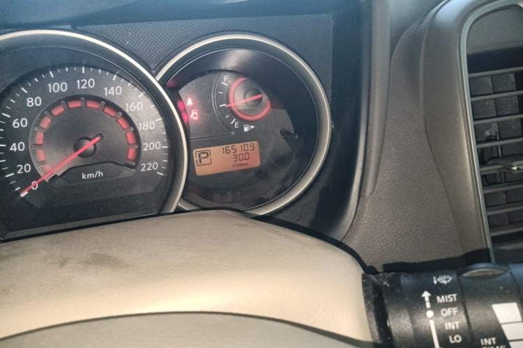 Used Nissan Sylphy 2012 Classic 1.6XE Automatic Comfort Edition Odometer Close Up