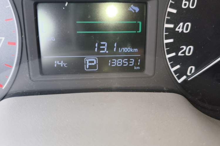 Used Nissan Sylphy 2012 1.6 XL CVT Luxury Edition Odometer Close Up
