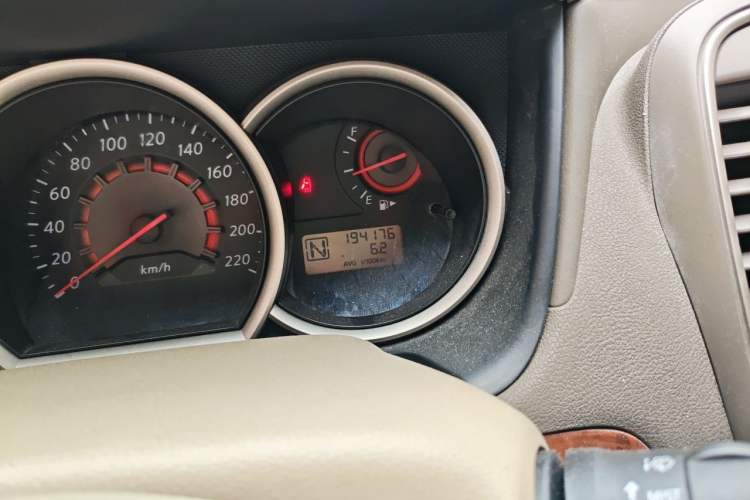 Used Nissan Sylphy 2012 Classic 1.6XE Automatic Comfort Edition Odometer Close Up
