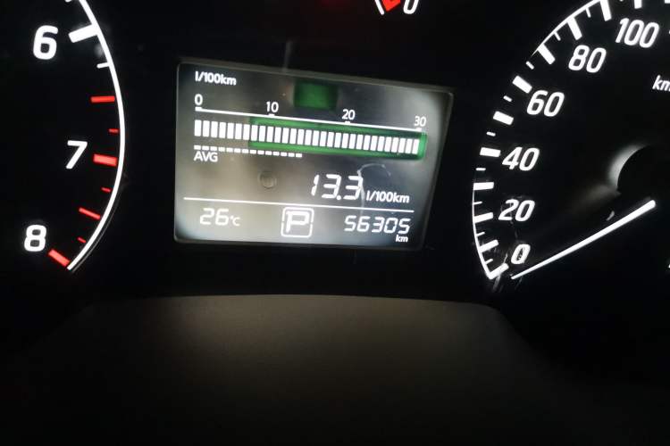Used Nissan Sylphy 2012 1.6 XL CVT Luxury Edition Odometer Close Up