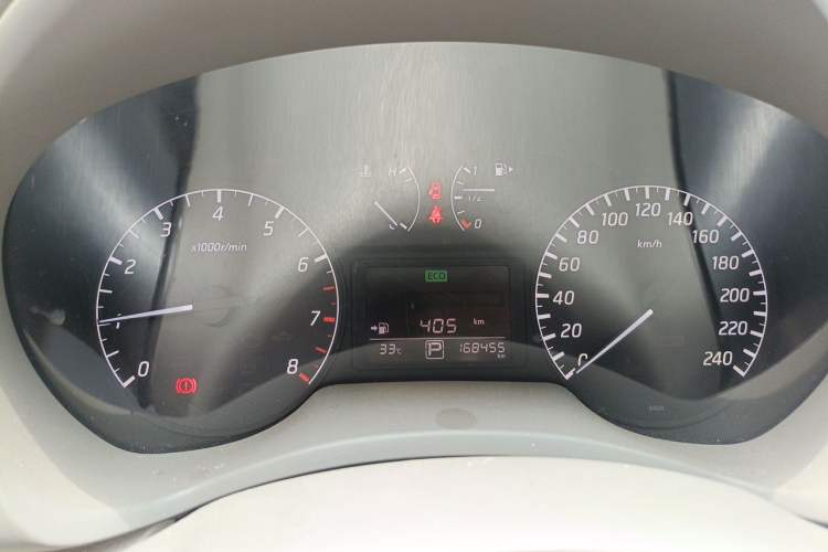 Used Nissan Sylphy 2012 1.6 XL CVT Luxury Edition Odometer Close Up