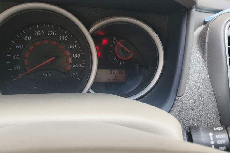 Used Nissan Sylphy 2012 Classic 1.6XE Manual Comfort Edition Odometer Close Up