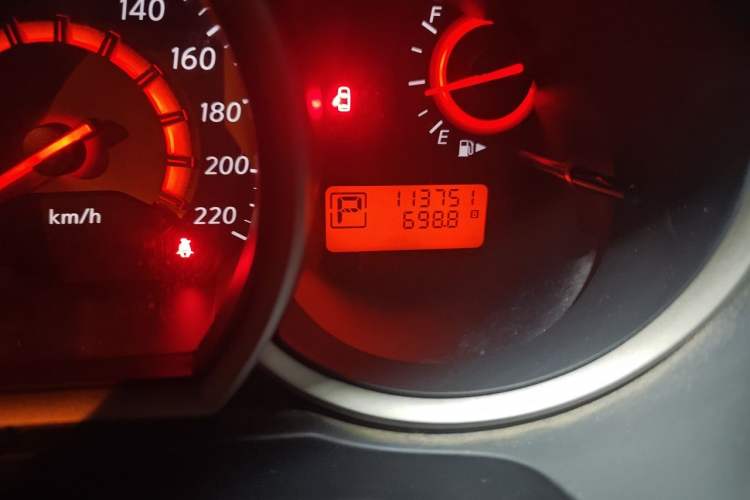Used Nissan Sylphy 2016 Classic 1.6XE Automatic Leading Edition Odometer Close Up