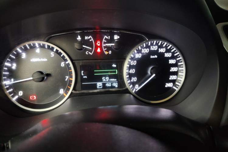 Used Nissan Sylphy 2016 1.6 XL CVT Luxury Edition Odometer Close Up