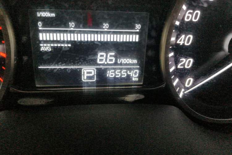 Used Nissan Sylphy 2016 1.6 XL CVT Luxury Edition Odometer Close Up
