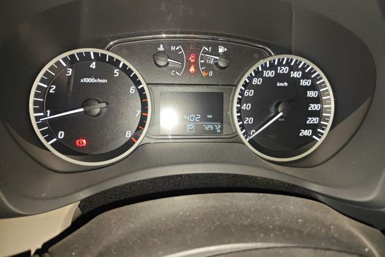 Used Nissan Sylphy 2016 1.6 XL CVT Deluxe Edition Odometer Close Up