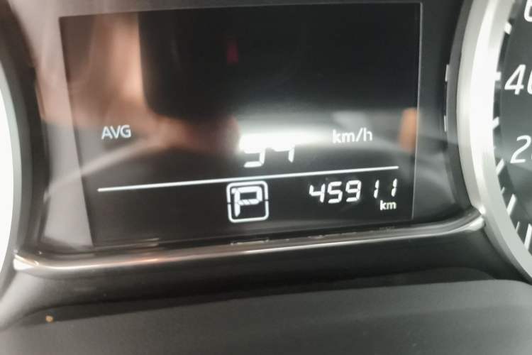 Used Nissan Sylphy 2016 1.6 XL CVT Luxury Edition Odometer Close Up