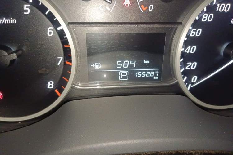 Used Nissan Sylphy 2016 1.6 XL CVT Luxury Edition Odometer Close Up