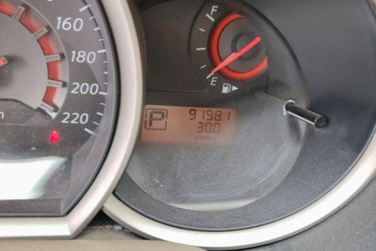 Used Nissan Sylphy 2016 Classic 1.6XE Automatic Leading Edition Odometer Close Up