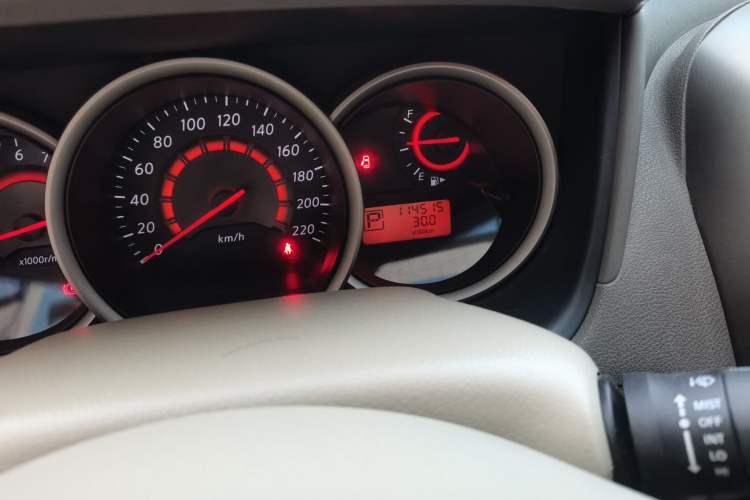 Used Nissan Sylphy 2016 Classic 1.6XE Automatic Comfort Edition Odometer Close Up