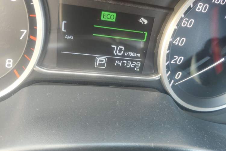 Used Nissan Sylphy 2016 1.6 XL CVT Luxury Edition Odometer Close Up