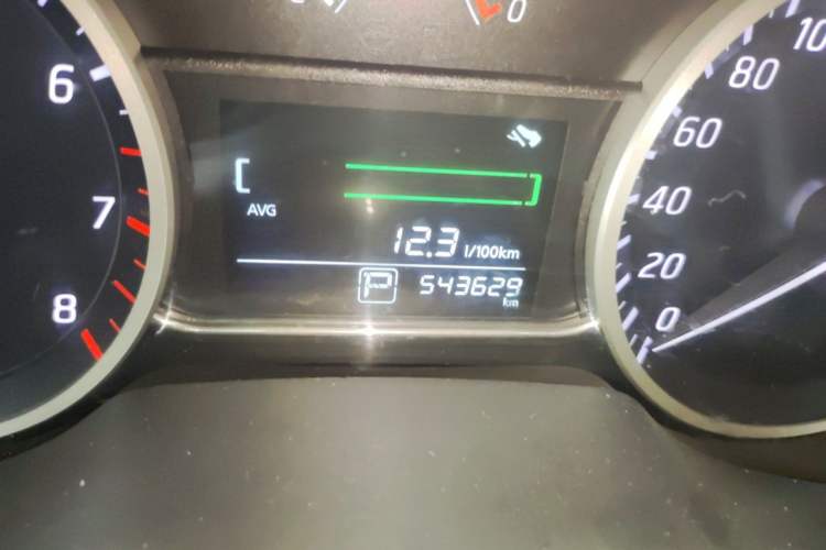 Used Nissan Sylphy 2016 1.6 XL CVT Luxury Edition Odometer Close Up