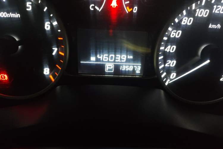 Used Nissan Sylphy 2016 1.6 XL CVT Luxury Edition Odometer Close Up