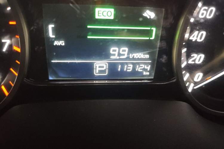 Used Nissan Sylphy 2016 1.6 XL CVT Luxury Edition Odometer Close Up