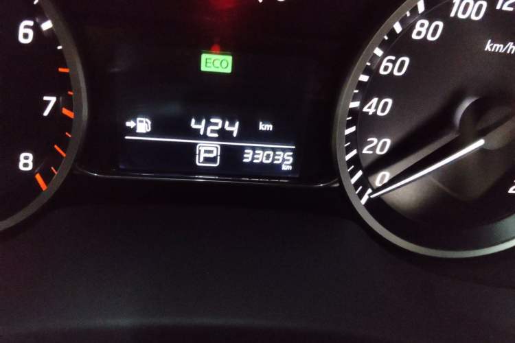Used Nissan Sylphy 2016 1.6XV CVT Smart Enjoyment Version Odometer Close Up