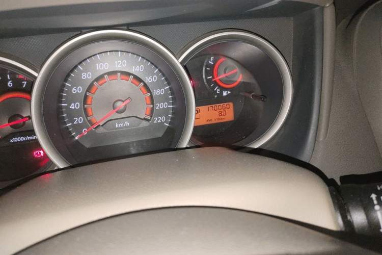 Used Nissan Sylphy 2016 Classic 1.6XE Automatic Comfort Edition Odometer Close Up