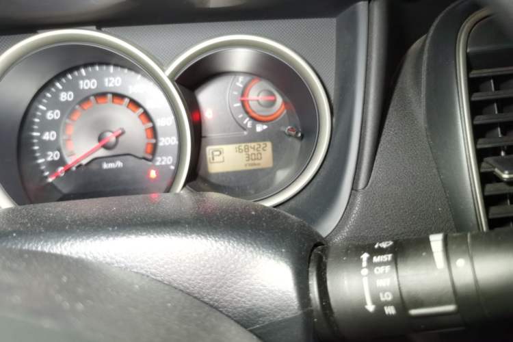 Used Nissan Sylphy 2016 Classic 1.6XE Automatic Comfort Edition Odometer Close Up