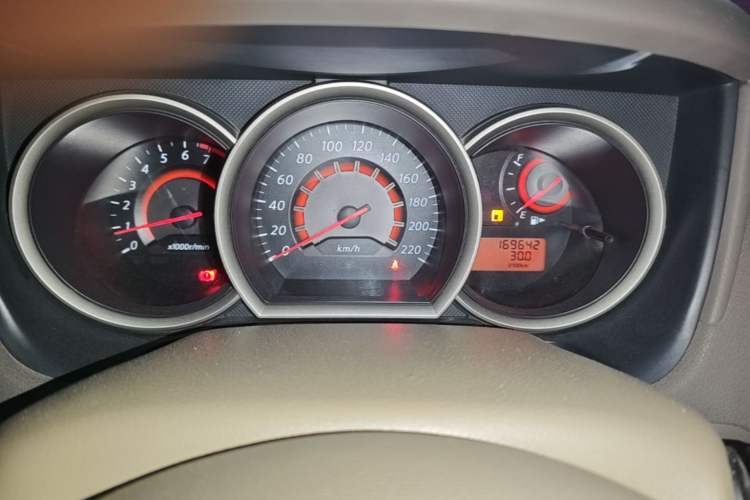 Used Nissan Sylphy 2016 Classic 1.6XE Manual Comfort Edition Odometer Close Up