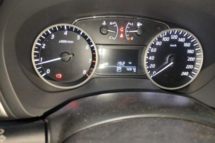 Used Nissan Sylphy 2016 1.6 XL CVT Luxury Edition Odometer Close Up