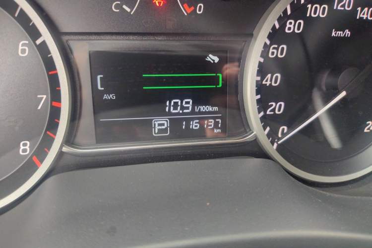 Used Nissan Sylphy 2016 1.6 XL CVT Luxury Edition Odometer Close Up