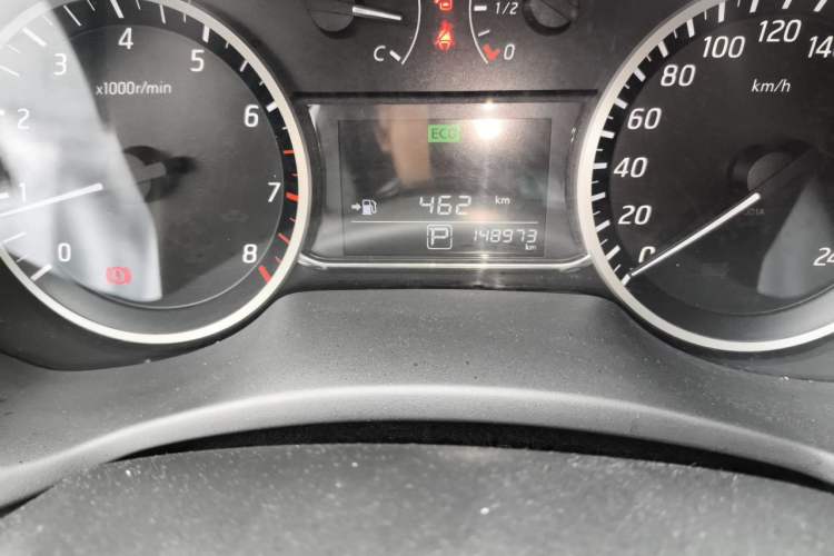 Used Nissan Sylphy 2016 1.6 XL CVT Deluxe Edition Odometer Close Up