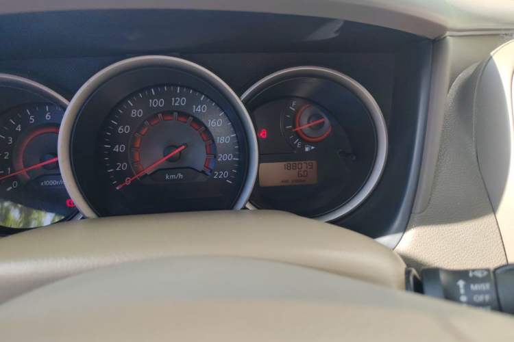 Used Nissan Sylphy 2016 Classic 1.6XE Manual Comfort Edition Odometer Close Up