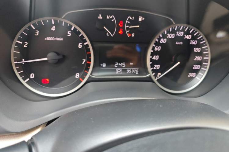 Used Nissan Sylphy 2016 1.6 XL CVT Luxury Edition Odometer Close Up