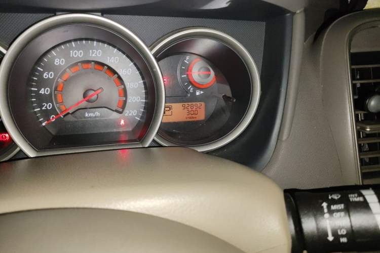 Used Nissan Sylphy 2016 Classic 1.6XE Automatic Leading Edition Odometer Close Up