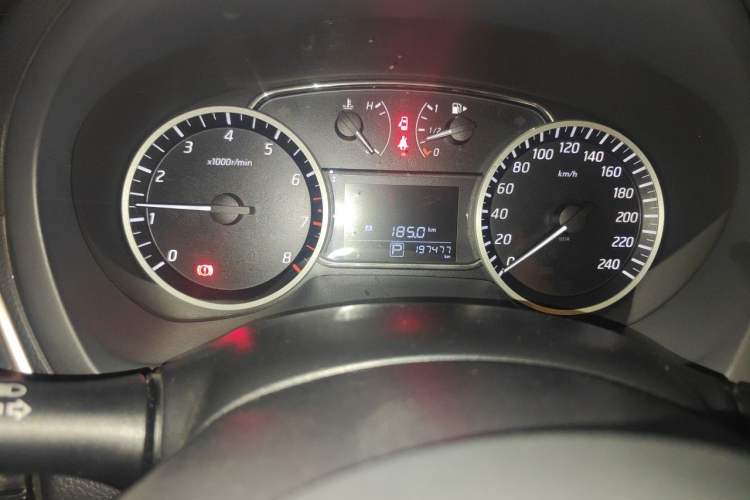 Used Nissan Sylphy 2016 1.6 XL CVT Deluxe Edition Odometer Close Up