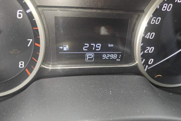 Used Nissan Sylphy 2016 1.6 XL CVT Luxury Edition Odometer Close Up