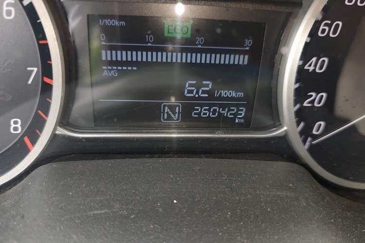 Used Nissan Sylphy 2016 1.6 XL CVT Luxury Edition Odometer Close Up