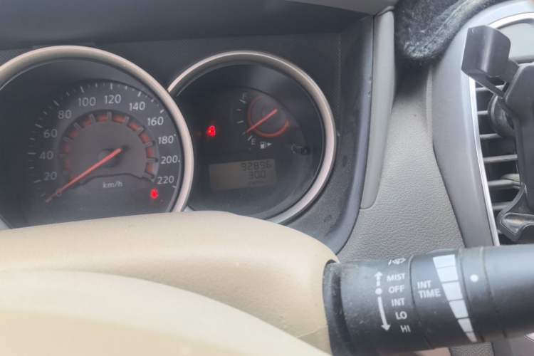 Used Nissan Sylphy 2016 Classic 1.6XE Manual Comfort Edition Odometer Close Up