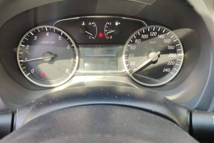 Used Nissan Sylphy 2016 1.6XV CVT Smart Enjoyment Version Odometer Close Up
